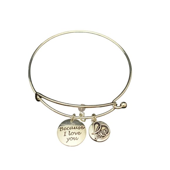 New Avon Precious Charms Bracelet Love Collection Because I Love You (1644) - Picture 1 of 5